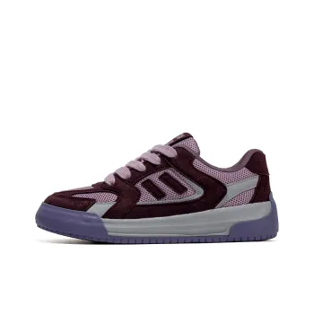 B10CROWN Slip Resistant Lightweight Breathable Low Top Skateboard Shoes Women's Violet