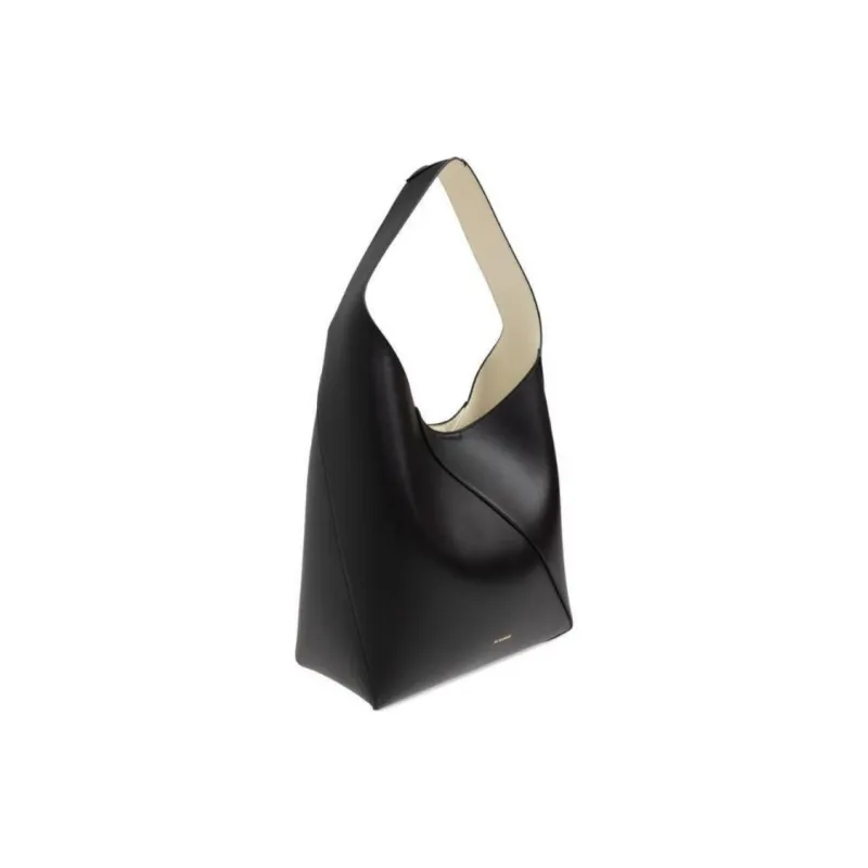 JIL SANDER Logo Printed Hobo Bag-1