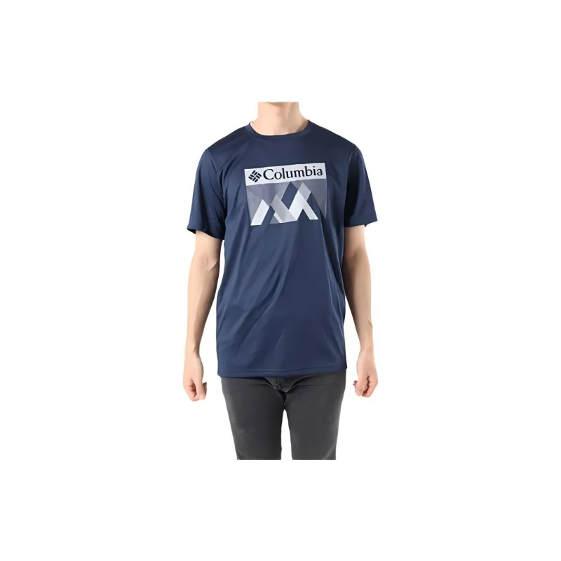 Columbia T Shirts Men Blue-2