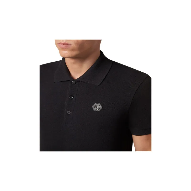 PHILIPP PLEIN Polo Shirts Men Black-4