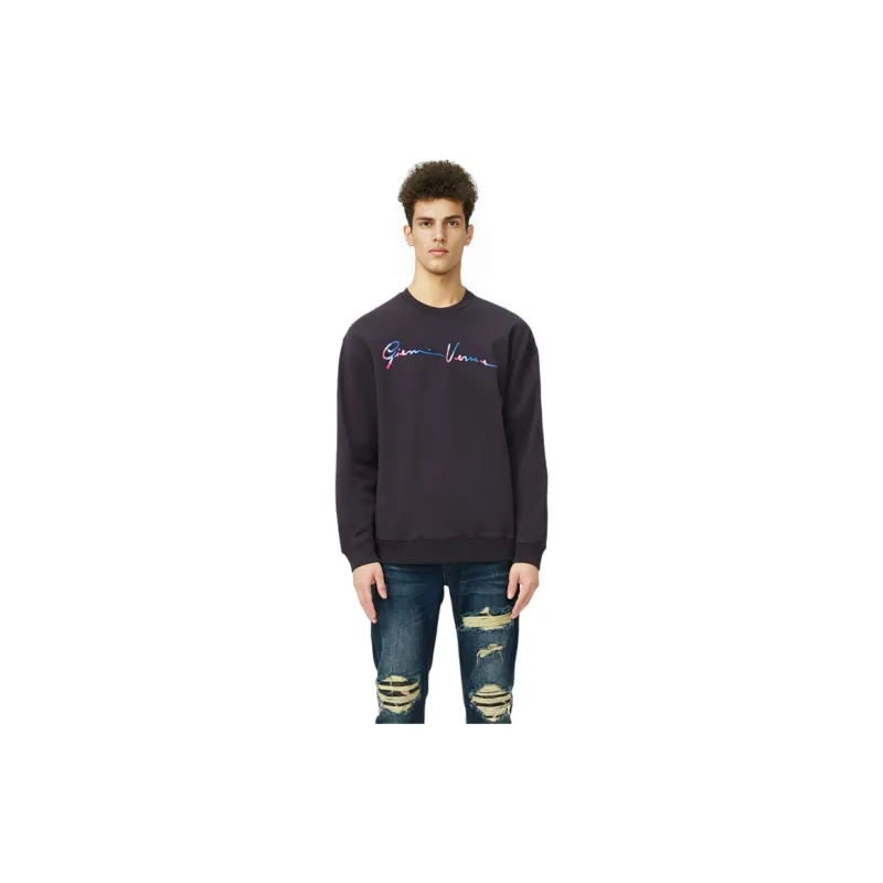 VERSACE Sweatshirts Men Dark Blue-4