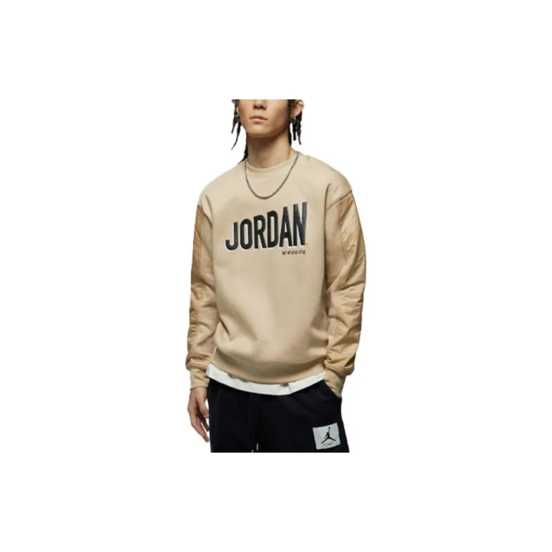 Jordan Flight MVP Sweatshirt Men's Desert Yellow-3
