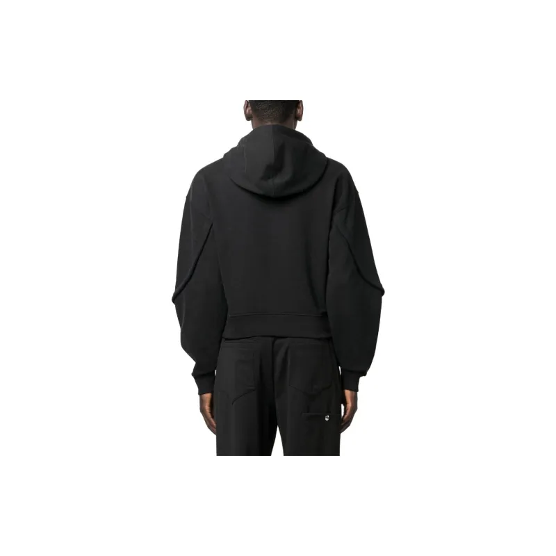 Mugler Balloon Sleeves Drawstring Hoodie-2