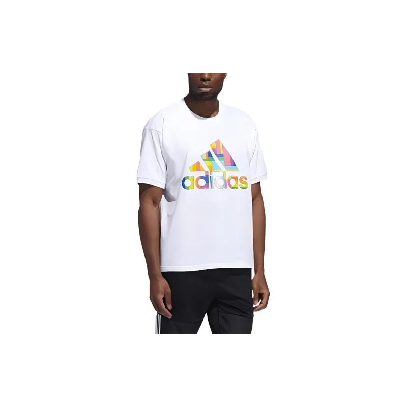 Adidas Pride T Shirt Men's White-2