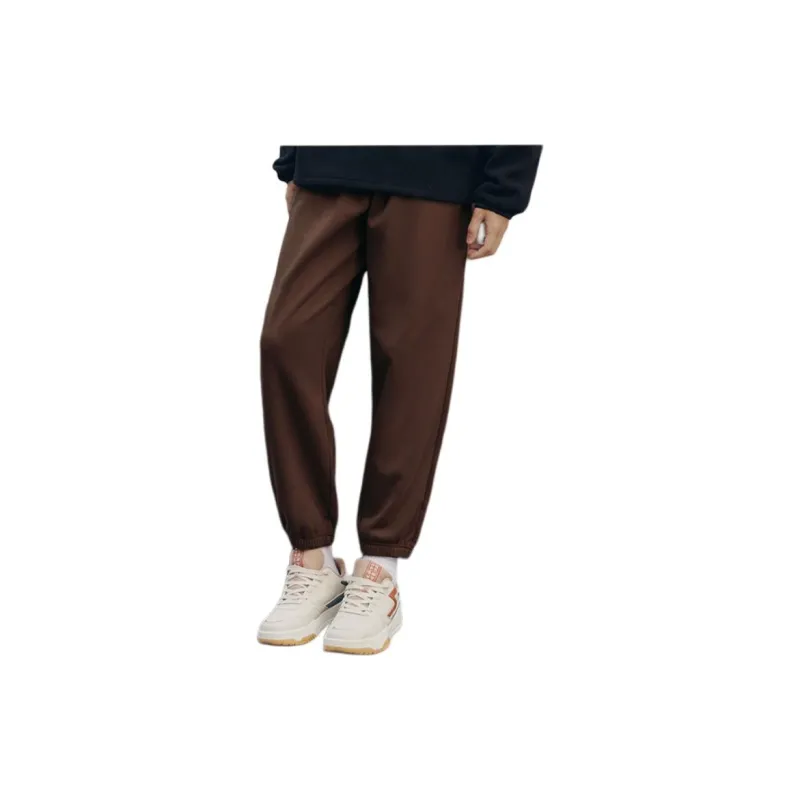 361° Basketball Collection Knitted Sports Pants Unisex Dark Brown Coffee-3