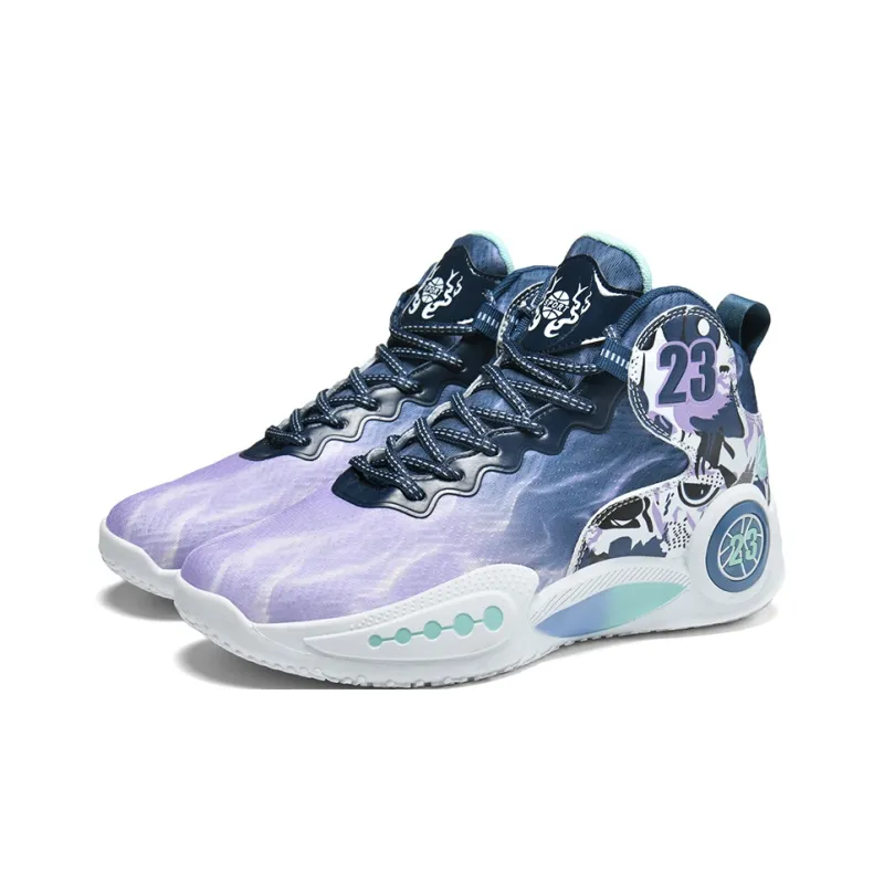 MUSNODO Shock Absorbers With Slip Resistant And Abrasion Resistant Properties High Top Basketball Shoes Unisex-21