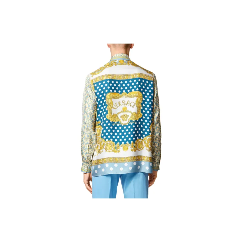 VERSACE Shirts Men Yellow-3