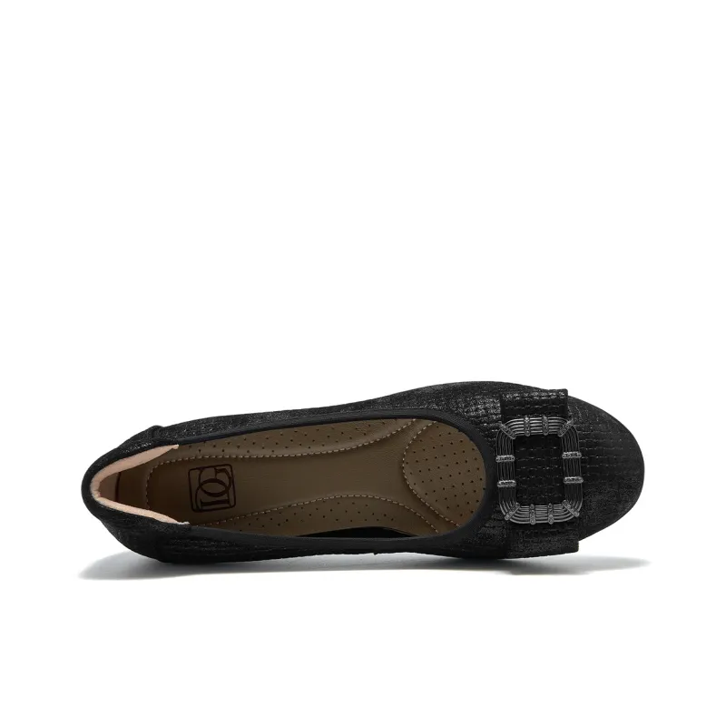 DG Women's Casual Shoes Women's Black/Apricot-2