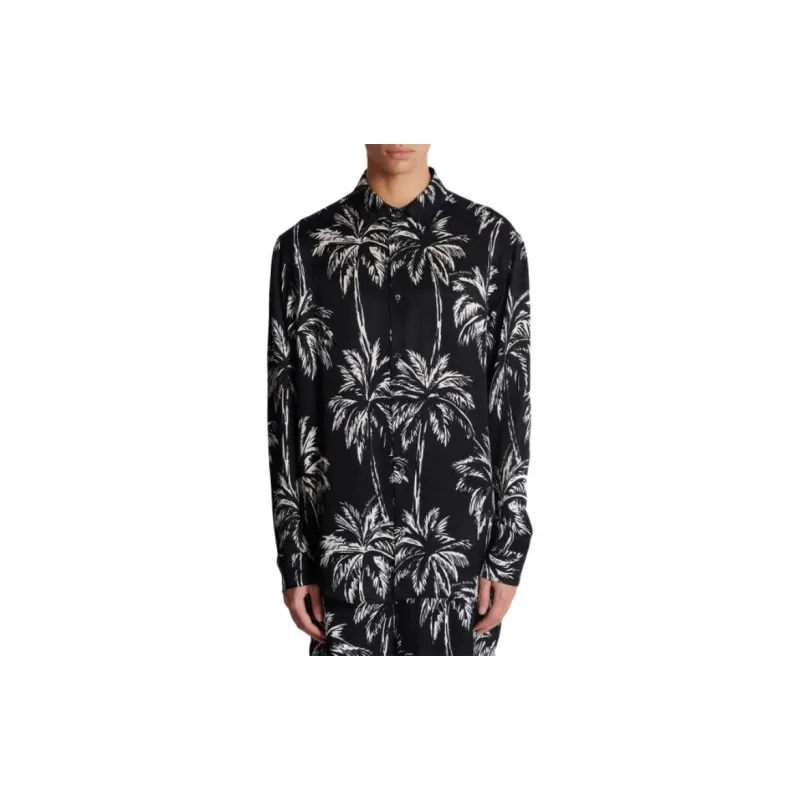 BALMAIN Floral Patterned Shirt-2