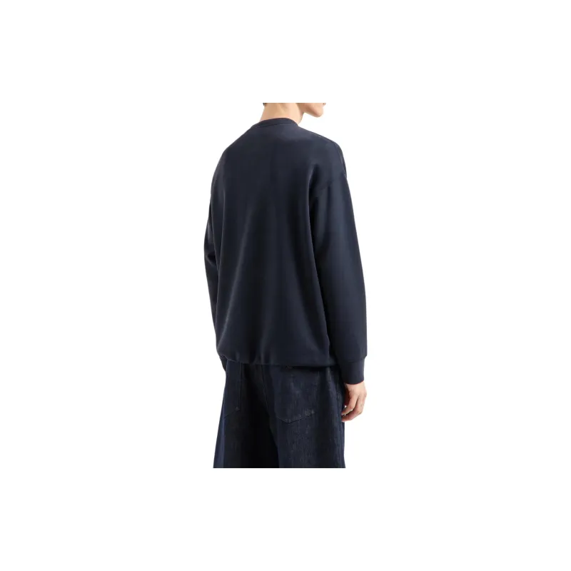 EMPORIO ARMANI FW24 Sweatshirt Men's Marine Blue-2