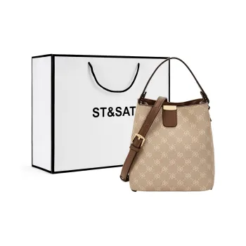 ST&SAT PVC Shoulder Bag, Crossbody Bag, Handbag Regular Women's Multicolor