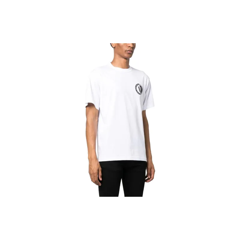 VERSACE JEANS COUTURE Logo print Cotton Polo Shirt-3