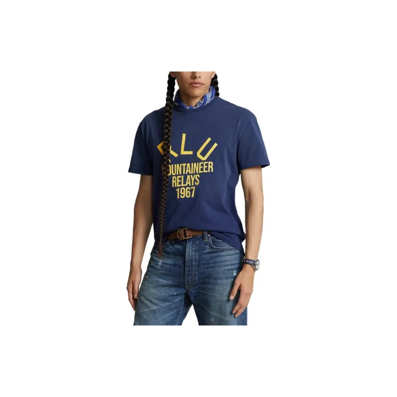 Polo Ralph Lauren SS24 T Shirt Men's Deep Cobalt Blue-3