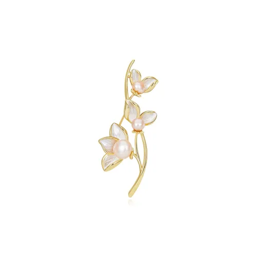 MCK Freshwater Pearl Brooches Women's