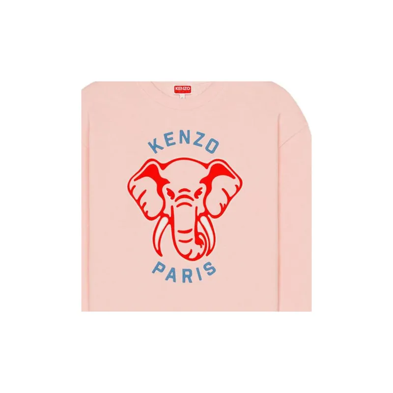 KENZO Elephant Varsity Jungle Crewneck Sweatshirt-2