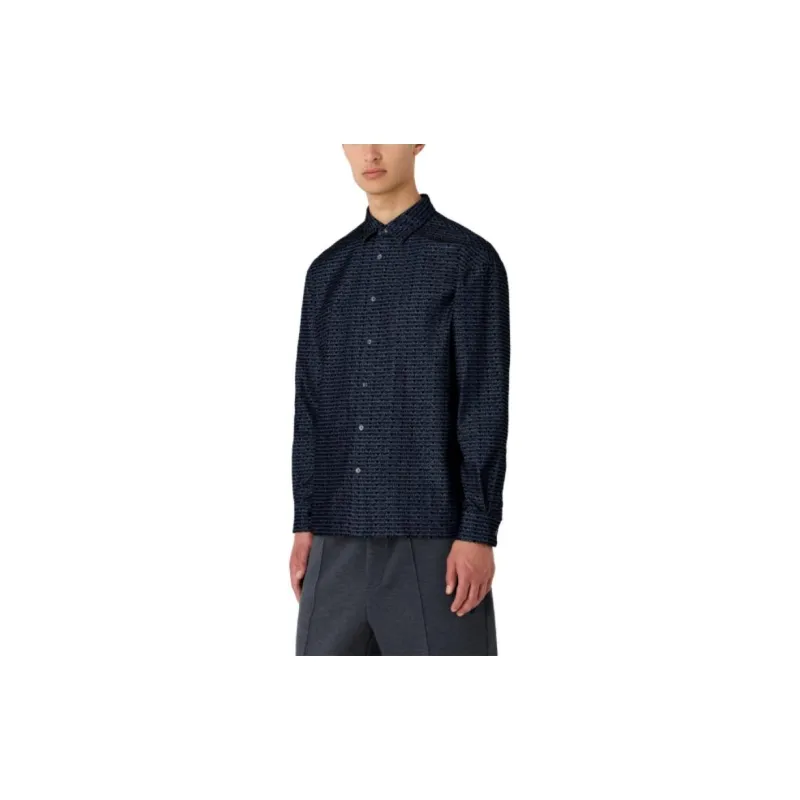 EMPORIO ARMANI Shirt Men's Denim Blue-2