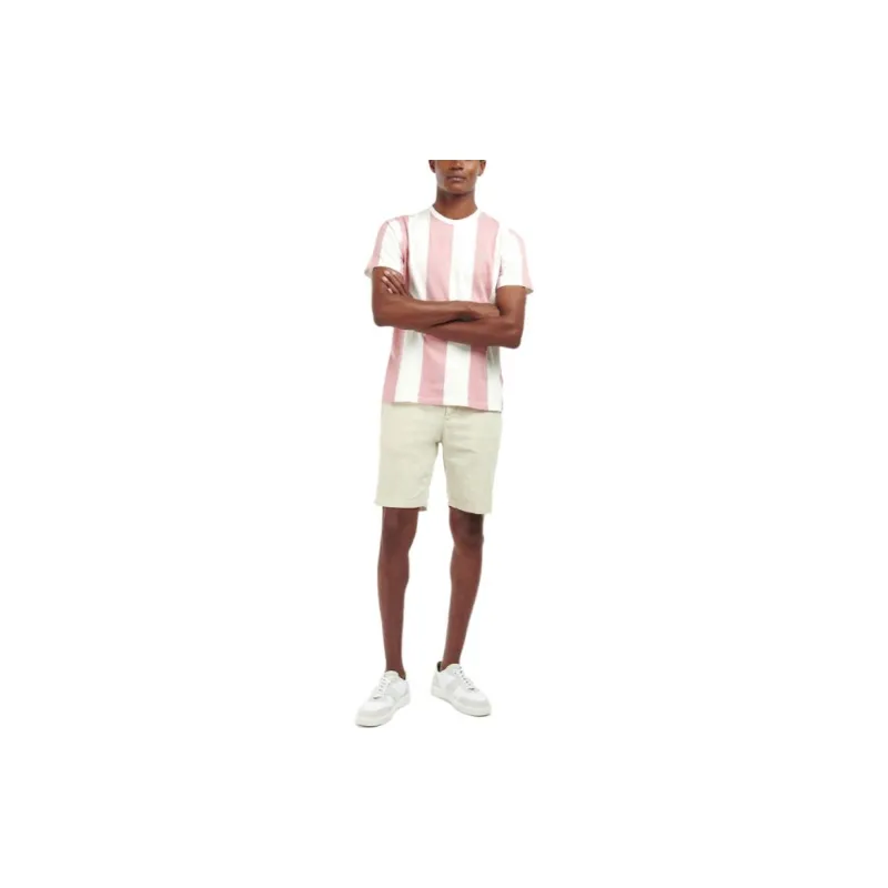 BARBOUR T-Shirts Men Pink-3