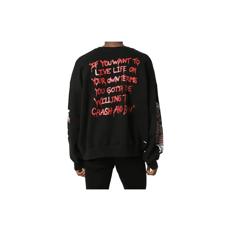 AMIRI Motley Crue Dr Feelgood Crewneck-3