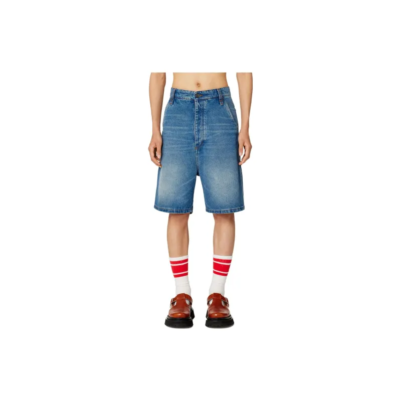 AMIPARIS Alex High Waist Denim Shorts-1
