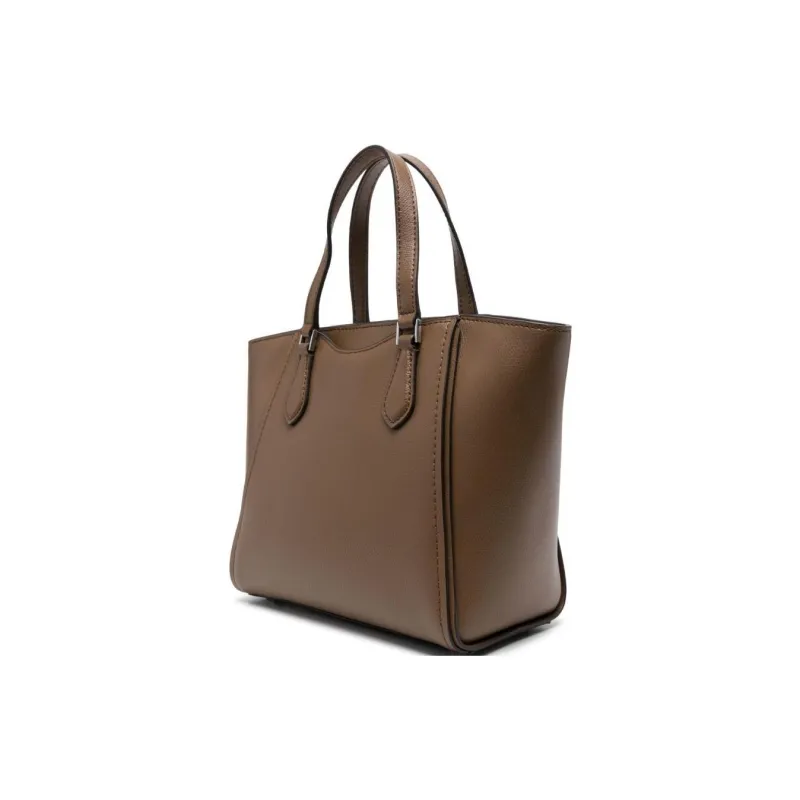 MICHAEL KORS TARYN Calfskin Handbag Trumpets Unisex Brown-1