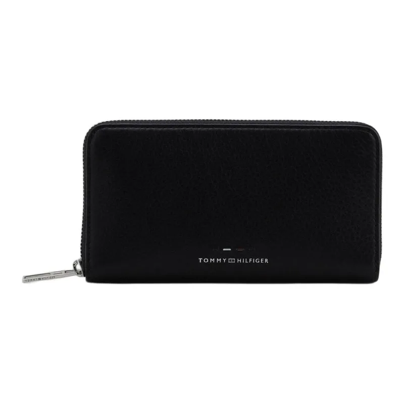 Tommy Hilfiger Cow Leather Wallet Regular Unisex Black-0