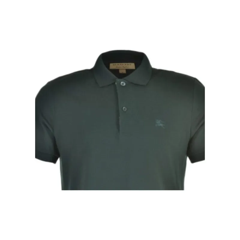Burberry Polo Shirt Men's Green-4
