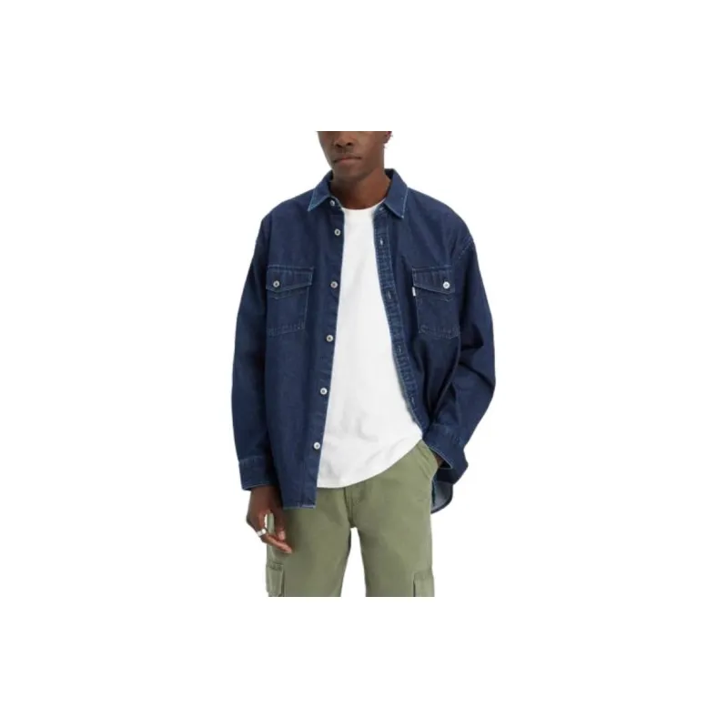 Levis SilverTab Series Shirts Men Blue-1