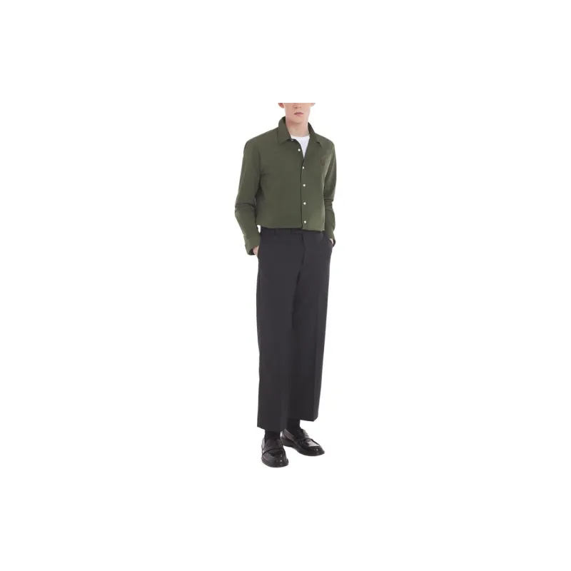 Maison Kitsune Fox appliqué Cotton Shirt-3