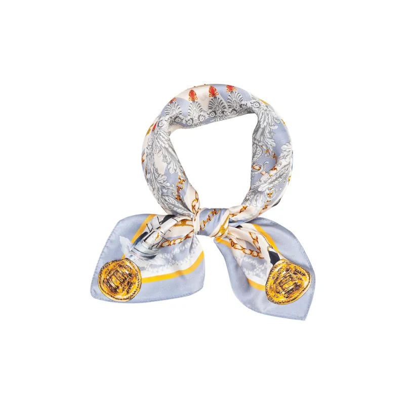 Shanghai Story 100% Mulberry Silk Silk Scarves Women's Patch Bamboo Leaf Flower Gift Box Set-77