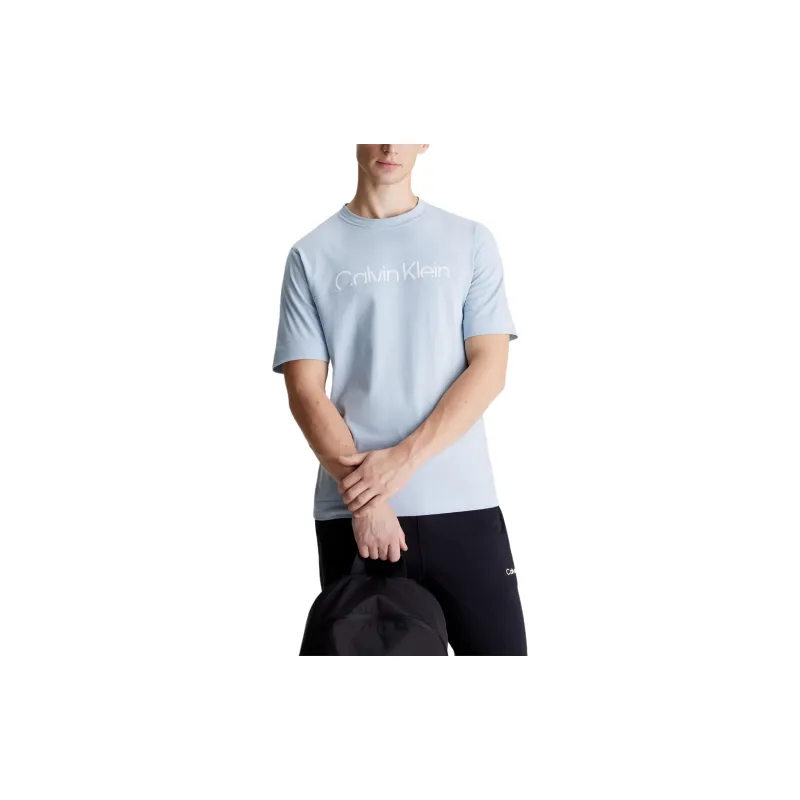CALVIN KLEIN T Shirt Men's Sky Blue Europe Version-2