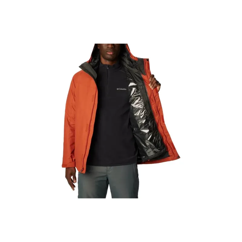 Columbia Windbreaker Jackets Men Orange-5