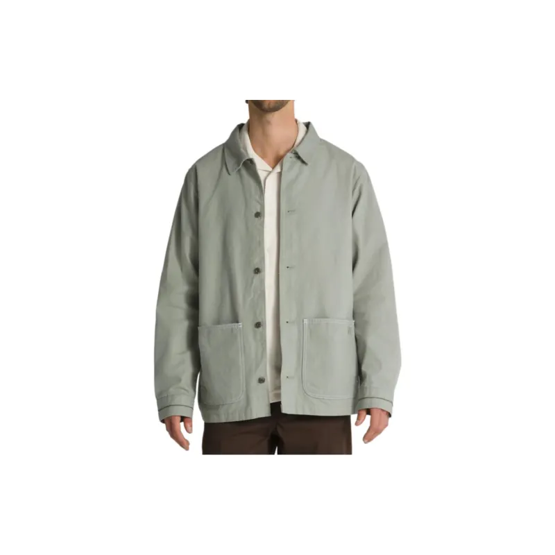 Vans Mikey Shirt Men's Gray Green-4