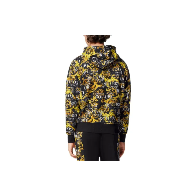 VERSACE JEANS COUTURE Baroque print Zip up Hoodie-3