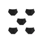5 Pack (Black+Black+Black+Black+Black)