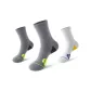 3 Pack (Gray+Gray+White Purple)