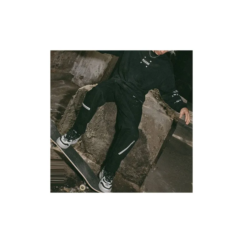 Pleasures X LiNing T Shirts Unisex Black-3