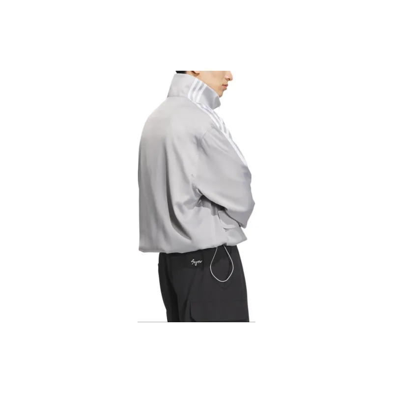Adidas Originals Track CN TT SATIN Jackets & Coats Unisex Light Gray-3