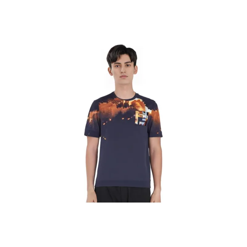 FENDI SS23 T Shirt Men's Multicolor-6