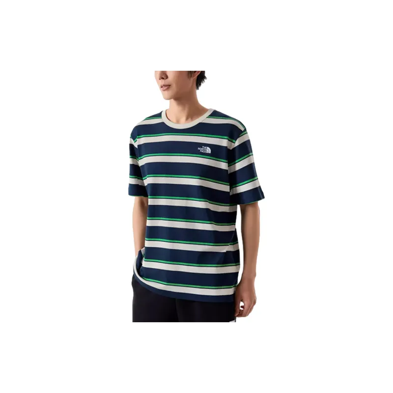 THE NORTH FACE T Shirt Men's Blue White-2