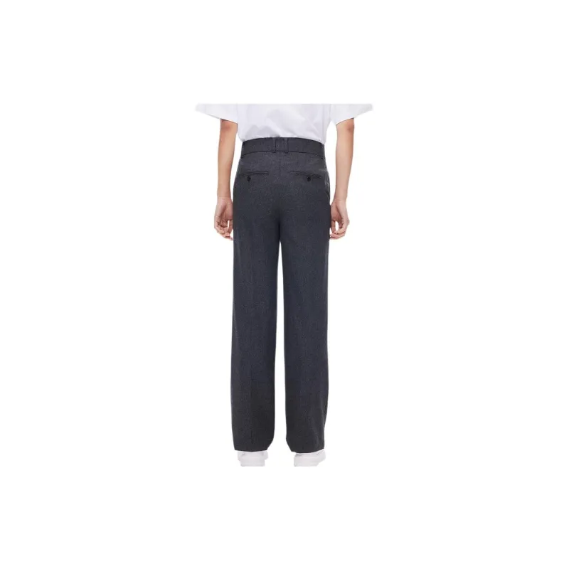 WE11DONE Casual Pants Men Dark Gray-3
