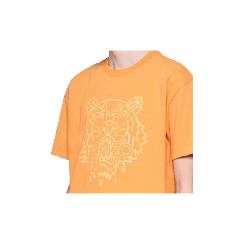 KENZO T Shirts Men Orange-4