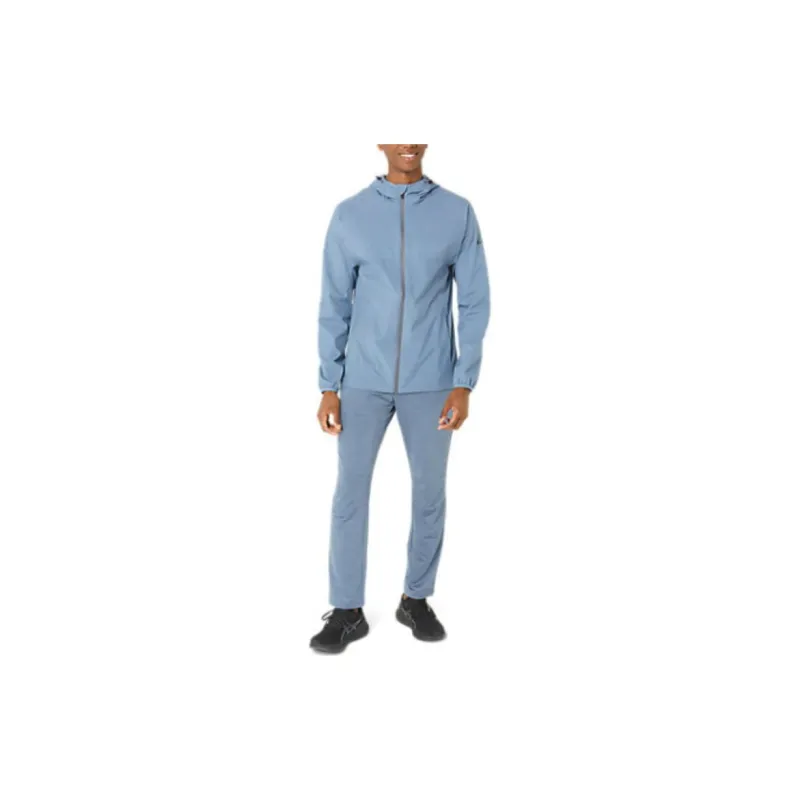Asics Waterproof Jacket Jackets Coats Men's Blue-1
