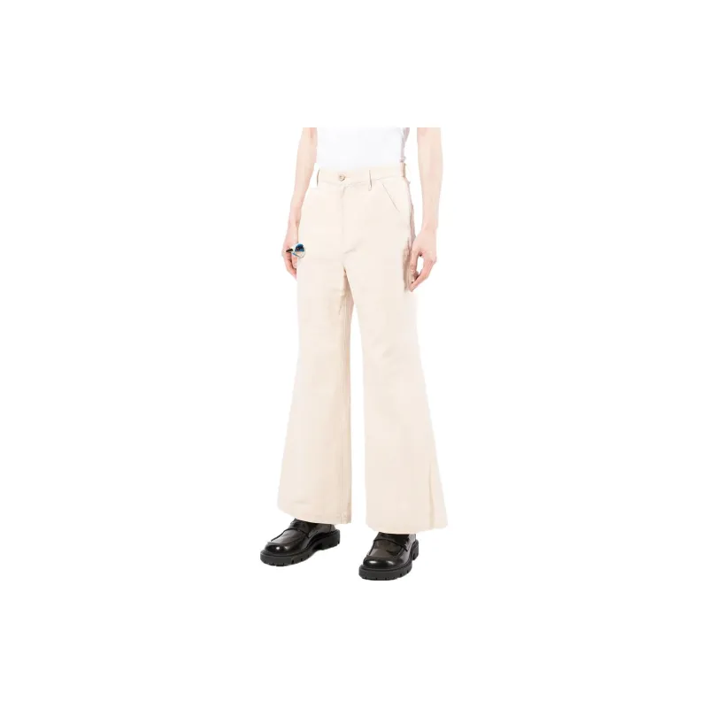 doublet Bird-detail Flared Jeans-2
