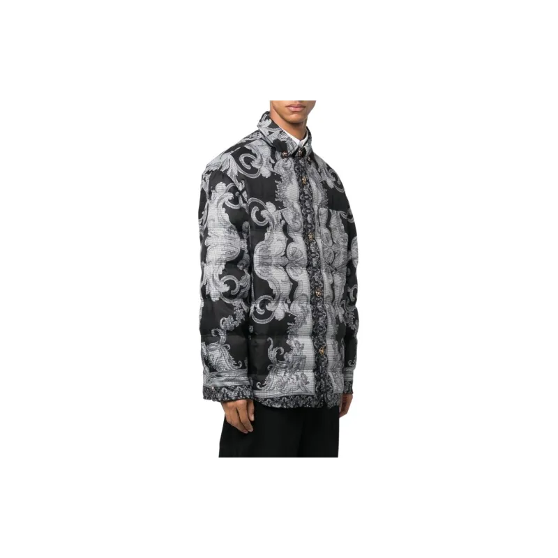 VERSACE Baroque Pattern Long Sleeved Jacket-3