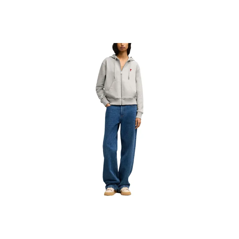 AMIPARIS Paris Ami De Coeur Zip Up Hoodie-1