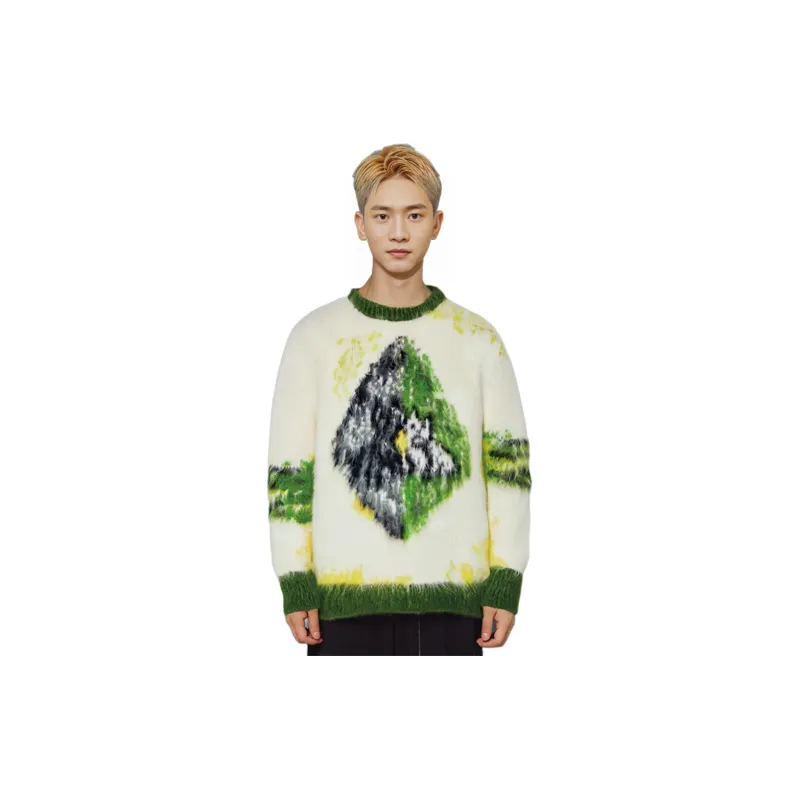 DIOR Quarterly New Products Sweaters Men Green-5