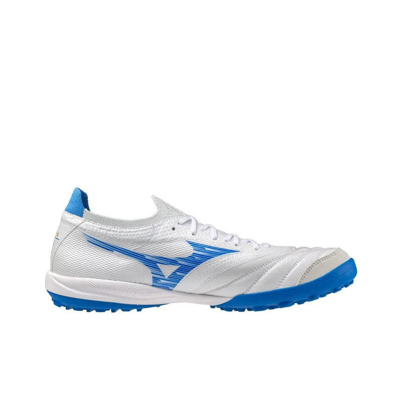 Mizuno Morelia Neo TF Rubber Broken Studs Soccer Shoes Unisex White-1