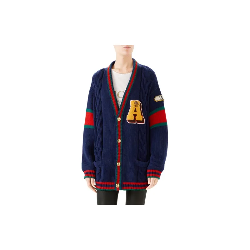 GUCCI Sweaters Unisex Blue-1