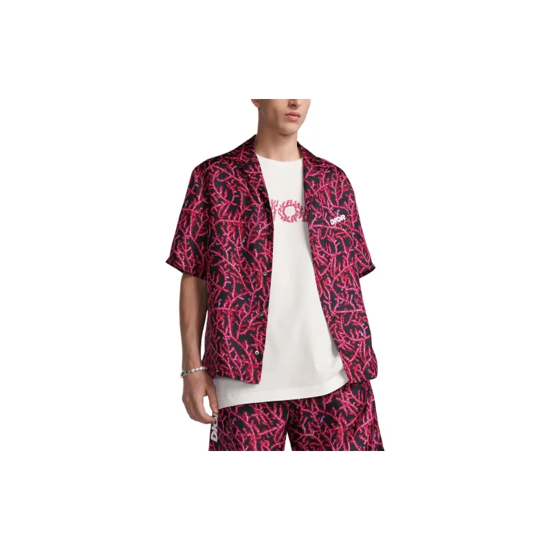 DIOR Shirts Men Red-3