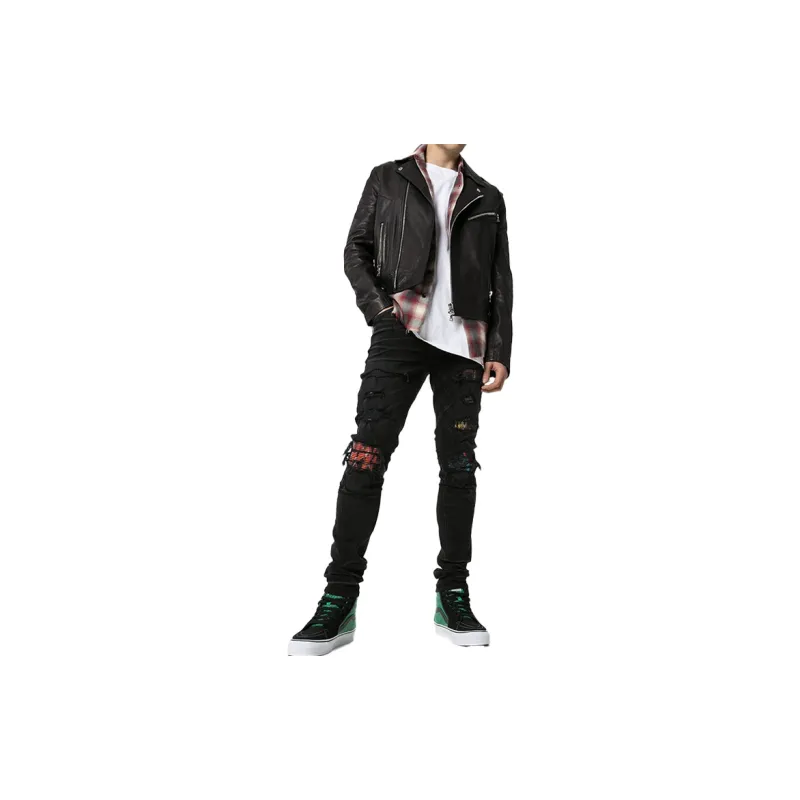 AMIRI MX1 Skinny Fit Vintage Tee Animation Jean-2